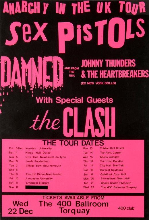 Sex Pistols Anarchy Tour 1976